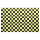 Tissu Jaune Motif de chèque noir Textile (Fat Quarter)