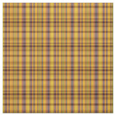Tissu Jaune Plaid Or Avec Vert Rouge Bleu (Échantillon)