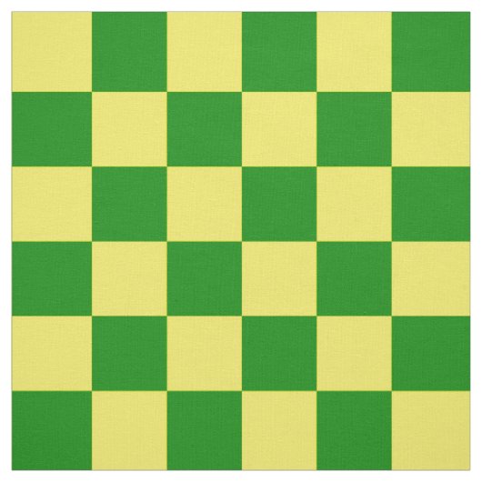 Tissu Jaune vert À damiers Motif chèque (Échantillon)