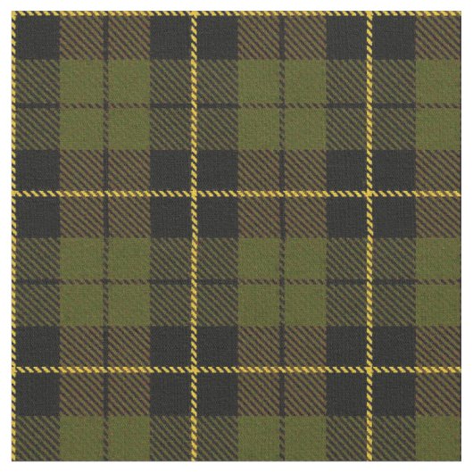 Tissu Jaune vert chaud de plaid d'O.D./or, rayure noire (Fermer)
