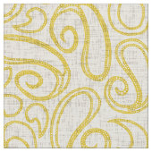 Tissu jaune ziya (Fermer)