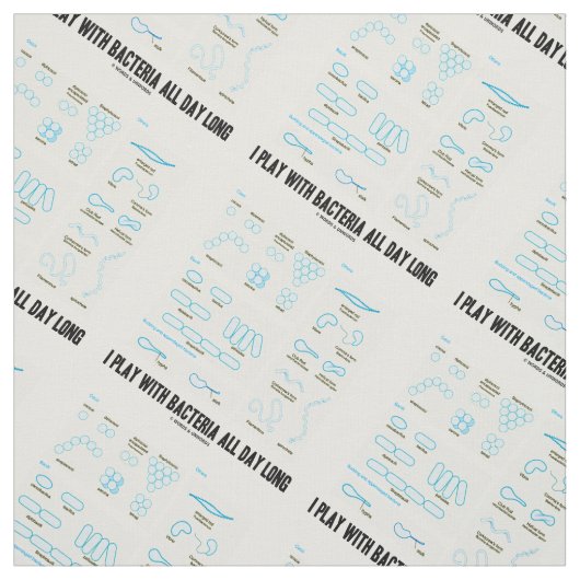 Tissu Je joue avec la microbiologie de bactéries toute (Échantillon)