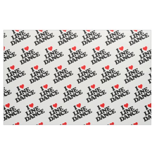 TISSU JE LIGNE DANSE D'AMOUR (Fat Quarter)
