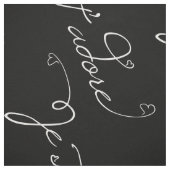 Tissu Je T adore (Échantillon)