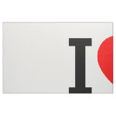 Tissu Je t'aime Nom (Fat Quarter)