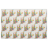 Tissu JE VOUS AIME VRAIMENT dans l'ASL (Fat Quarter)