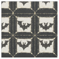 Jean Grunge Halloween Patchwork avec Chauves-souri