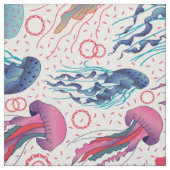 Tissu Jellyfish coloré (Échantillon)