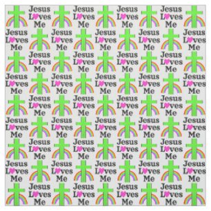 TISSU JÉSUS CHRÉTIEN ET RELIGIEUX M'AIME