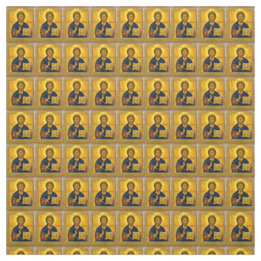 Tissu Jésus Christ Icône russe (Échantillon)