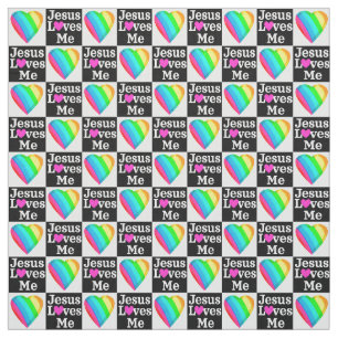 TISSU JÉSUS PATTERNEL DU COEUR M'AIME INSPIRATIONNELLE