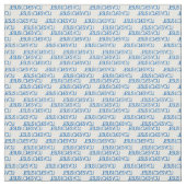 Tissu Jésus t'aime Bleu Grunge Blanc (Échantillon)