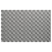 Tissu Jets volants blancs géométriques noirs (Yard)