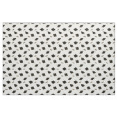 Tissu Jeu de capuchon noir (Fat Quarter)