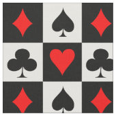 Tissu Jeu de cartes (Fermer)