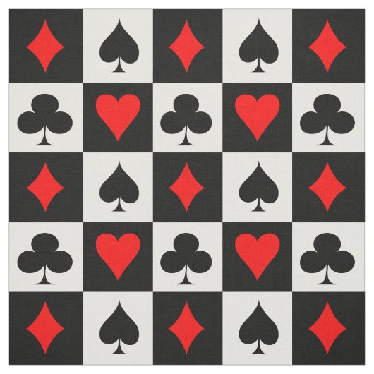 Tissu Jeu de cartes (Échantillon)