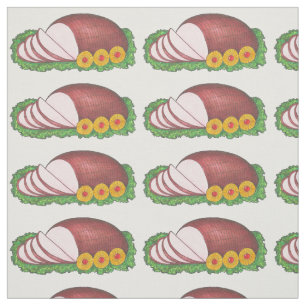 Tissu Jeu de Noël Pressé Croisé Rose Dîner Viande