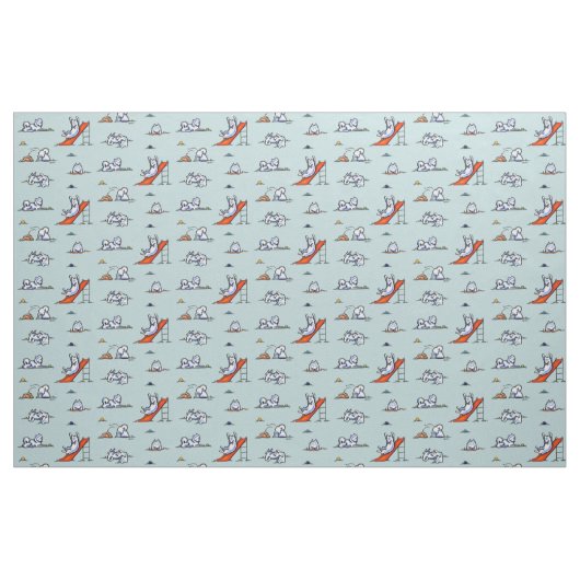 Tissu Jeu Samoyeds Touch de Turquoise (Fat Quarter)