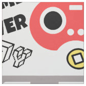 Tissu Jeu vidéo Retro (Échantillon)
