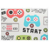 Tissu Jeu vidéo Retro (Fat Quarter)