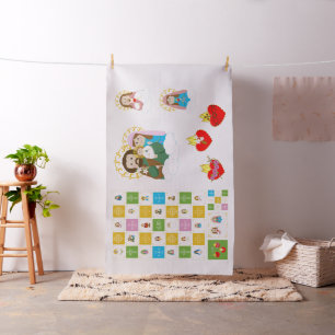 Tissu +JMJ+ Cute Saint Baby Quilt Carrés et poupées