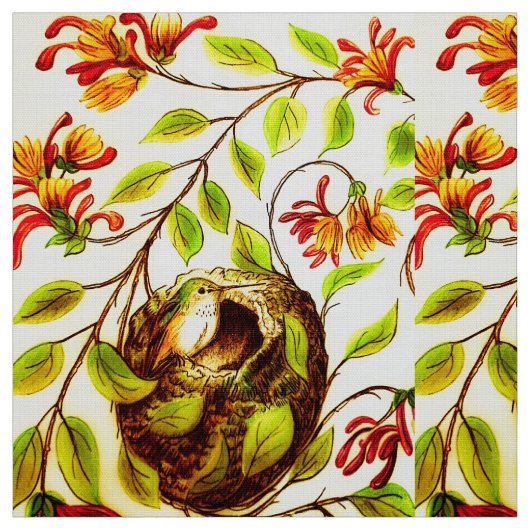 Tissu Joie de Colibri (Échantillon)