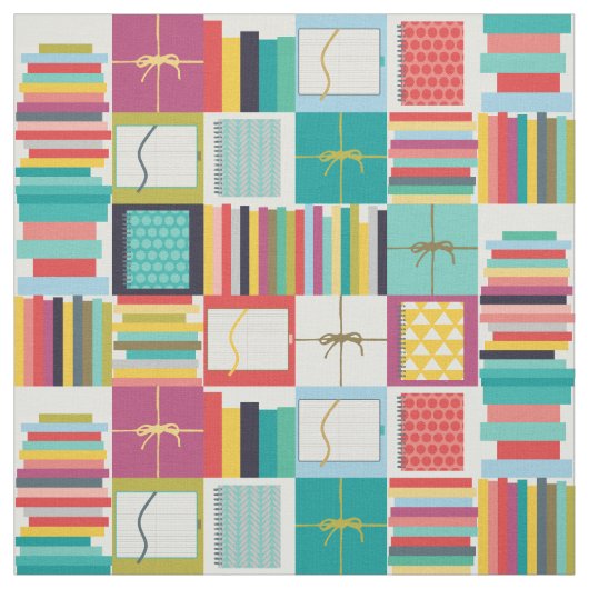 Tissu joie du livre (Échantillon)