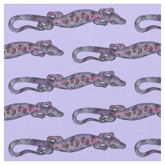 Tissu Joli BALI LIZARD Design lilas + vos idées (Fermer)