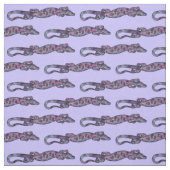 Tissu Joli BALI LIZARD Design lilas + vos idées (Échantillon)