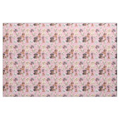 Tissu Joli Chien Chien Rosé (Fat Quarter)