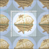 Tissu Joli coquillage (Carreau)