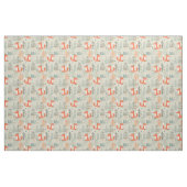 Tissu Joli Doodle Fox Forest Motif de bois (Fat Quarter)