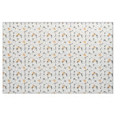 Tissu Joli Fantômes d'Halloween avec petits drapeaux ora (Fat Quarter)