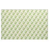 Tissu Joli gecko vert salutations avec dessin animé (Fat Quarter)