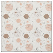 Tissu Joli Motif Doodle Planet (Échantillon)