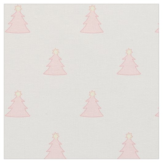 Tissu Joli Noël rose pâle (Fermer)