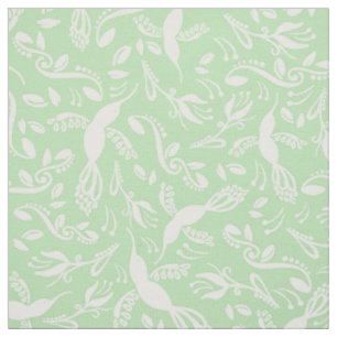 Tissu Joli oiseau vert de Monnaie Turquoise Colibri Bird