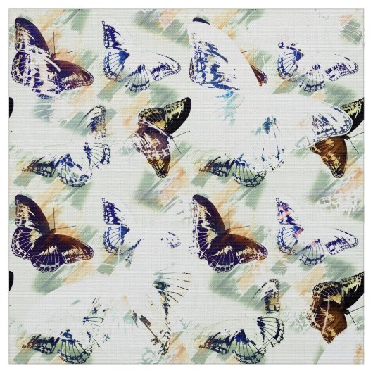 Tissu Joli papillon élégant (Échantillon)