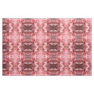Tissu Joli Pavot Rose Flore Motif Artisanal Fabric
