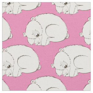Tissu Joli Polar Ours Bébé Décor Nourriture