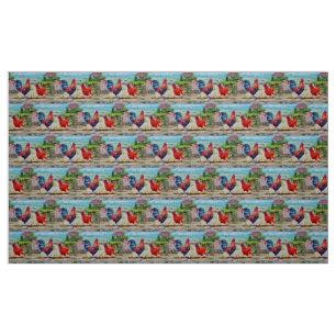 Tissu Joli poulet
