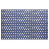 Tissu Joli requin marrant bleu foncé (Fat Quarter)
