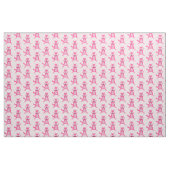 Tissu Joli rose bébé fille Fox Patterned (Yard)