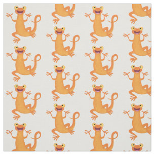 Tissu Joli triton orangé joyeux