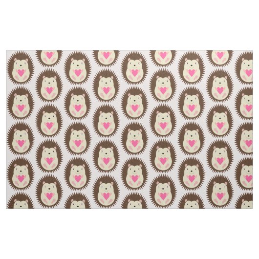 Tissu Jolie bébé fille hérisson motif rose (Fat Quarter)