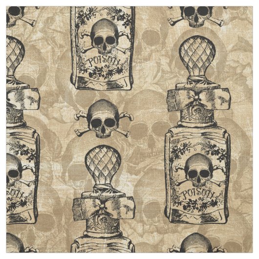 Tissu Jolie bouteille de poison (Échantillon)