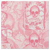 Tissu Jolie bouteille de poison rose (Fermer)