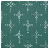 Tissu Jolie Croix chrétienne religieuse (Échantillon)