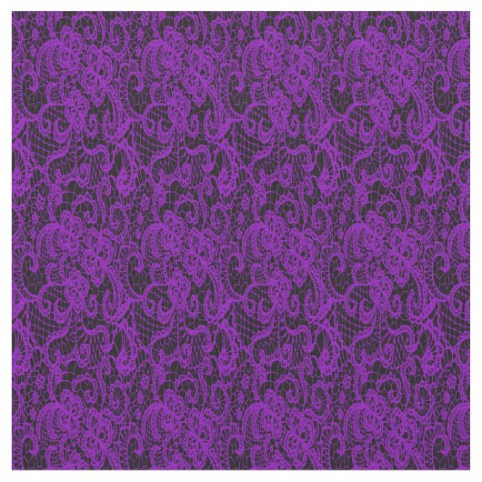 Tissu Jolie dentelle violette délicate (Fermer)