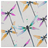 Tissu Jolie libellule aquarelle illustration (Fermer)